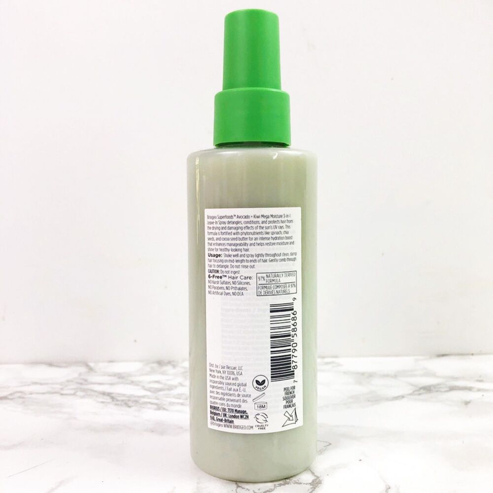 NEW Briogeo Avocado + Kiwi Mega Moisture Leave-in Conditioner Spray - Picture 9 of 10